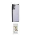 ieg™ Galaxy S21 FE Kılıf Vadi Minimal - Siyah Mat Seramik Nano Ekran Koruyucu