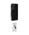 ieg™ Galaxy S21 FE Kılıf Yankı Serisi - Şeffaf Pasifik Cam Ekran Koruyucu