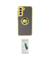 ieg™ Galaxy S21 FE Kılıf Yörünge Çizgi - Şeffaf Pasifik Cam Ekran Koruyucu