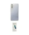 ieg™ Galaxy S21 FE Kılıf Zirve Doku - Şeffaf Pasifik Cam Ekran Koruyucu
