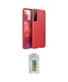 ieg™ Galaxy S21 Kılıf Doruk Klasik Özel Seri - Şeffaf Polymer Nano Ekran Koruyucu