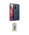 ieg™ Galaxy S21 Kılıf Doruk Klasik Özel Seri - Şeffaf Polymer Nano Ekran Koruyucu