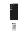 ieg™ Galaxy S21 Kılıf Yankı Serisi - Siyah Hayalet Edge Cam Ekran Koruyucu