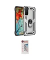 ieg™ Galaxy S21 Plus Kılıf Ahenk Klasik Koleksiyonu - Siyah Hayalet Edge Cam Ekran Koruyucu
