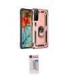 ieg™ Galaxy S21 Plus Kılıf Ahenk Klasik Koleksiyonu - Siyah Hayalet Edge Cam Ekran Koruyucu