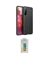 ieg™ Galaxy S21 Plus Kılıf Doruk Klasik Özel Seri - Şeffaf Polymer Nano Ekran Koruyucu