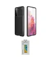 ieg™ Galaxy S21 Plus Kılıf Eksen Form Prime - Şeffaf Polymer Nano Ekran Koruyucu