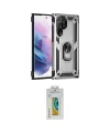 ieg™ Galaxy S21 Ultra Kılıf Ahenk Klasik Koleksiyonu - Şeffaf Polymer Nano Ekran Koruyucu