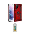 ieg™ Galaxy S21 Ultra Kılıf Ahenk Klasik Koleksiyonu - Şeffaf Polymer Nano Ekran Koruyucu
