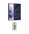 ieg™ Galaxy S21 Ultra Kılıf Ahenk Klasik Koleksiyonu - Şeffaf Polymer Nano Ekran Koruyucu