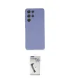 ieg™ Galaxy S21 Ultra Kılıf Ahenk Serisi - Şeffaf Uv Polymer Nano Ekran Koruyucu