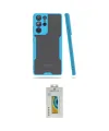ieg™ Galaxy S21 Ultra Kılıf Atlas Asil Serisi - Şeffaf Polymer Nano Ekran Koruyucu