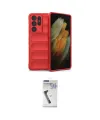 ieg™ Galaxy S21 Ultra Kılıf Atlas Koleksiyonu - Şeffaf Uv Polymer Nano Ekran Koruyucu