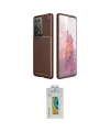 ieg™ Galaxy S21 Ultra Kılıf Eksen Form Prime - Şeffaf Polymer Nano Ekran Koruyucu