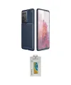 ieg™ Galaxy S21 Ultra Kılıf Eksen Form Prime - Şeffaf Polymer Nano Ekran Koruyucu