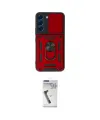 ieg™ Galaxy S22 Kılıf Ahenk Klasik - Şeffaf Uv Polymer Nano Ekran Koruyucu