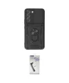 ieg™ Galaxy S22 Kılıf Ahenk Klasik - Şeffaf Uv Polymer Nano Ekran Koruyucu