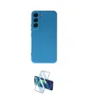 ieg™ Galaxy S22 Kılıf Ahenk Serisi - Siyah 3D Antistatik Cam Ekran Koruyucu
