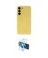 ieg™ Galaxy S22 Kılıf Ahenk Serisi - Siyah 3D Antistatik Cam Ekran Koruyucu