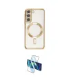 ieg™ Galaxy S22 Kılıf Nova Işık Özel Seri - Siyah 3D Antistatik Seramik Nano Ekran Koruyucu