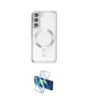 ieg™ Galaxy S22 Kılıf Nova Işık Özel Seri - Siyah 3D Antistatik Seramik Nano Ekran Koruyucu