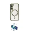 ieg™ Galaxy S22 Kılıf Nova Işık Özel Seri - Siyah 3D Antistatik Seramik Nano Ekran Koruyucu