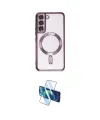 ieg™ Galaxy S22 Kılıf Nova Işık Özel Seri - Siyah 3D Antistatik Seramik Nano Ekran Koruyucu