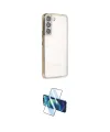 ieg™ Galaxy S22 Kılıf Vadi Minimal - Siyah 3D Antistatik Cam Ekran Koruyucu