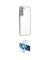 ieg™ Galaxy S22 Kılıf Vadi Minimal - Siyah 3D Antistatik Cam Ekran Koruyucu