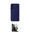 ieg™ Galaxy S22 Plus Kılıf Ahenk Serisi - Şeffaf Temperli Cam Ekran Koruyucu
