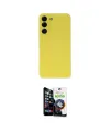 ieg™ Galaxy S22 Plus Kılıf Ahenk Serisi - Şeffaf Temperli Cam Ekran Koruyucu