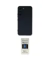 ieg™ Galaxy S22 Plus Kılıf Ahenk Serisi - Siyah 5D Hayalet Cam Ekran Koruyucu