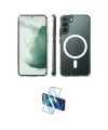 ieg™ Galaxy S22 Plus Kılıf Ahenk Yansıma Prime - Siyah 3D Antistatik Seramik Nano Ekran Koruyucu