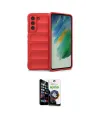 ieg™ Galaxy S22 Plus Kılıf Atlas Koleksiyonu - Şeffaf Temperli Cam Ekran Koruyucu