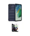 ieg™ Galaxy S22 Plus Kılıf Atlas Koleksiyonu - Şeffaf Temperli Cam Ekran Koruyucu