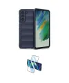 ieg™ Galaxy S22 Plus Kılıf Atlas Koleksiyonu - Siyah 3D Antistatik Cam Ekran Koruyucu