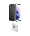 ieg™ Galaxy S22 Plus Kılıf Eksen Form Prime - Siyah Seramik Nano Ekran Koruyucu