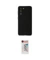 ieg™ Galaxy S22 Plus Kılıf Kozmos Yansıma Özel Seri - Siyah Hayalet Edge Cam Ekran Koruyucu
