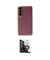 ieg™ Galaxy S22 Plus Kılıf Yankı Serisi - Şeffaf Temperli Cam Ekran Koruyucu