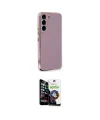 ieg™ Galaxy S22 Plus Kılıf Yankı Serisi - Şeffaf Temperli Cam Ekran Koruyucu