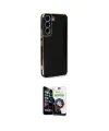 ieg™ Galaxy S22 Plus Kılıf Yankı Serisi - Şeffaf Temperli Cam Ekran Koruyucu