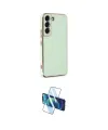 ieg™ Galaxy S22 Plus Kılıf Yankı Serisi - Siyah 3D Antistatik Cam Ekran Koruyucu