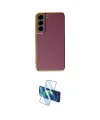 ieg™ Galaxy S22 Plus Kılıf Yankı Serisi - Siyah 3D Antistatik Cam Ekran Koruyucu