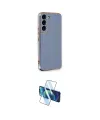 ieg™ Galaxy S22 Plus Kılıf Yankı Serisi - Siyah 3D Antistatik Cam Ekran Koruyucu