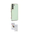 ieg™ Galaxy S22 Plus Kılıf Yankı Serisi - Siyah Seramik Nano Ekran Koruyucu