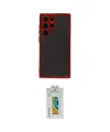 ieg™ Galaxy S22 Ultra Kılıf Ahenk Çizgi Serisi - Şeffaf Polymer Nano Ekran Koruyucu