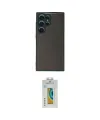 ieg™ Galaxy S22 Ultra Kılıf Ahenk Çizgi Serisi - Şeffaf Polymer Nano Ekran Koruyucu
