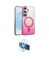 ieg™ Galaxy S23 FE Kılıf Ahenk Doku Özel Seri - Siyah 3D Antistatik Seramik Nano Ekran Koruyucu