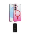 ieg™ Galaxy S23 FE Kılıf Ahenk Doku Özel Seri - Siyah 6D Antistatik Mat Seramik Hayalet Nano Ekran Koruyucu