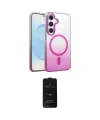 ieg™ Galaxy S23 FE Kılıf Ahenk Doku Özel Seri - Siyah 6D Antistatik Mat Seramik Hayalet Nano Ekran Koruyucu